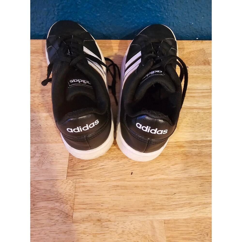 Adidas Grand Court Sneakers Women's Size 7 Black White Casual Tennis Shoes - Picture 5 of 7